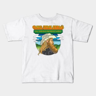 Chris folk_musician_5 Kids T-Shirt